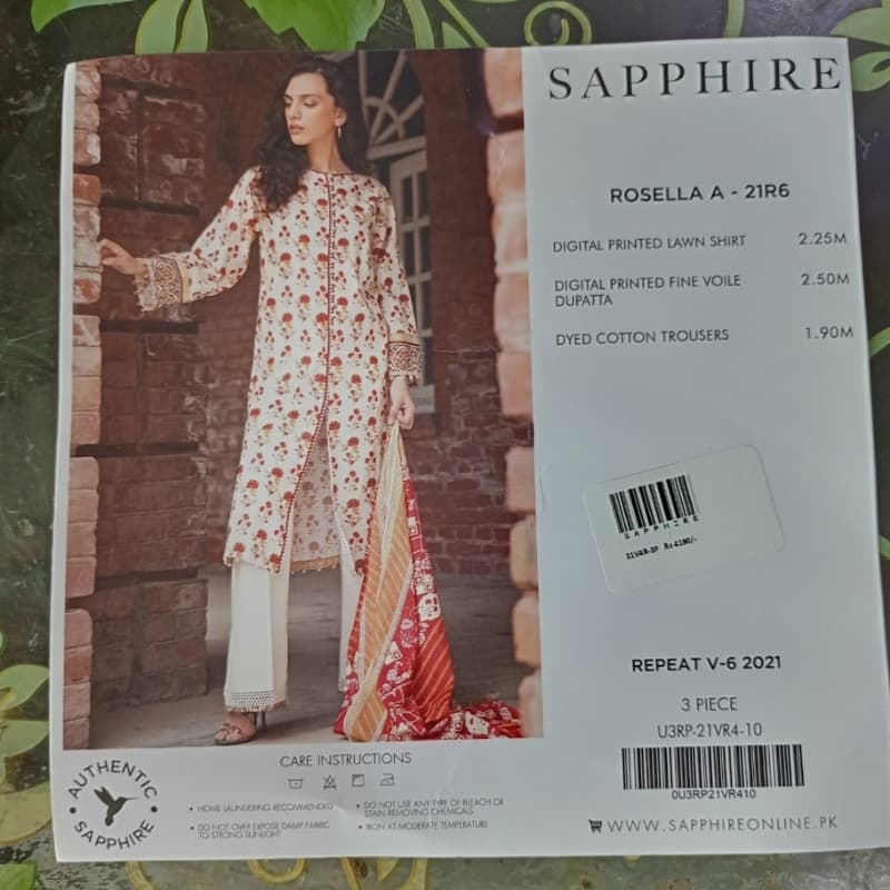 Sapphire lawn 3Pcs