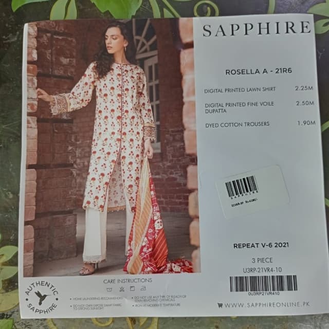 Sapphire lawn 3Pcs