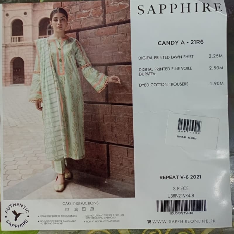 Sapphire lawn 3Pcs