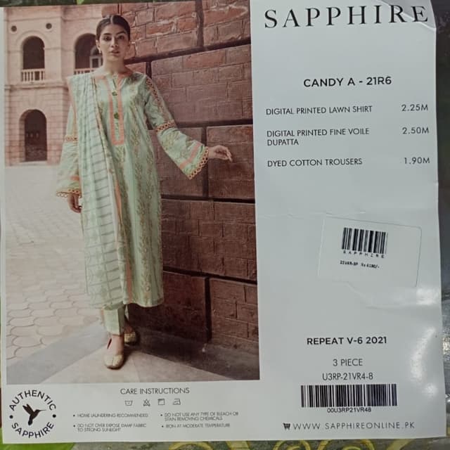 Sapphire lawn 3Pcs