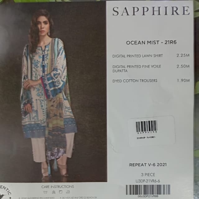 Sapphire lawn 3Pcs