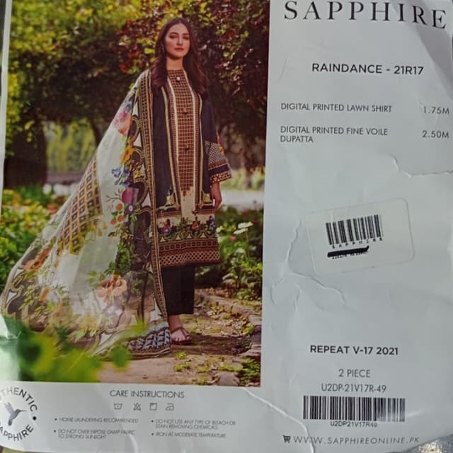 Sapphire lawn 3Pcs